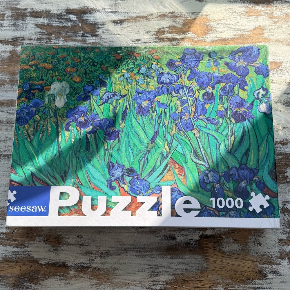 NIB 1000 Piece Puzze Van Gogh Iris